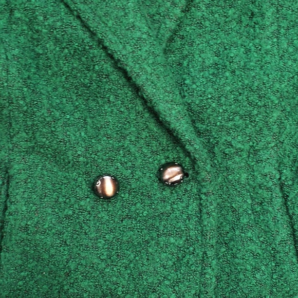 CAbi Kelly Green Ivy Wool Blend Boucle Blazer - Picture 6 of 8